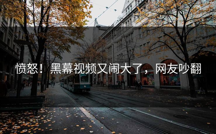 愤怒！黑幕视频又闹大了，网友吵翻